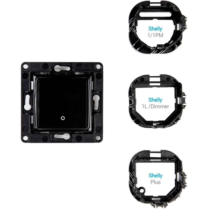 Load image into Gallery viewer, Shelly wall switch 1 knop (zwart)