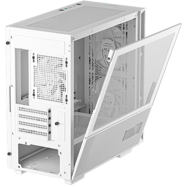 Load image into Gallery viewer, Deepcool ch360 digital mini tower behuizing (wit | 1x usb-a | 1x usb-c | rgb | tempered glass)