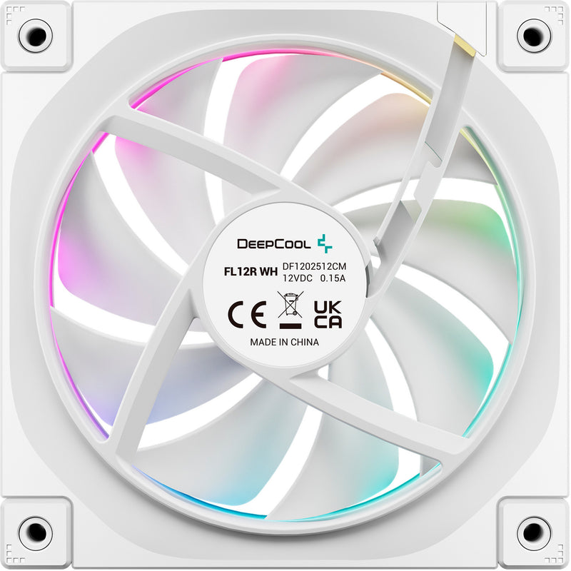 ギャラリービューアに画像をロードする, Deepcool fl12r rgb case fan (wit, 120 x 120 x 25 mm, pwm)
