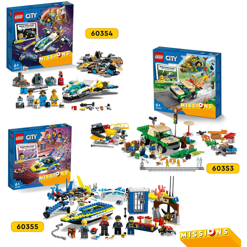 Load image into Gallery viewer, Lego city - waterpolitie recherchemissies constructiespeelgoed (60355)