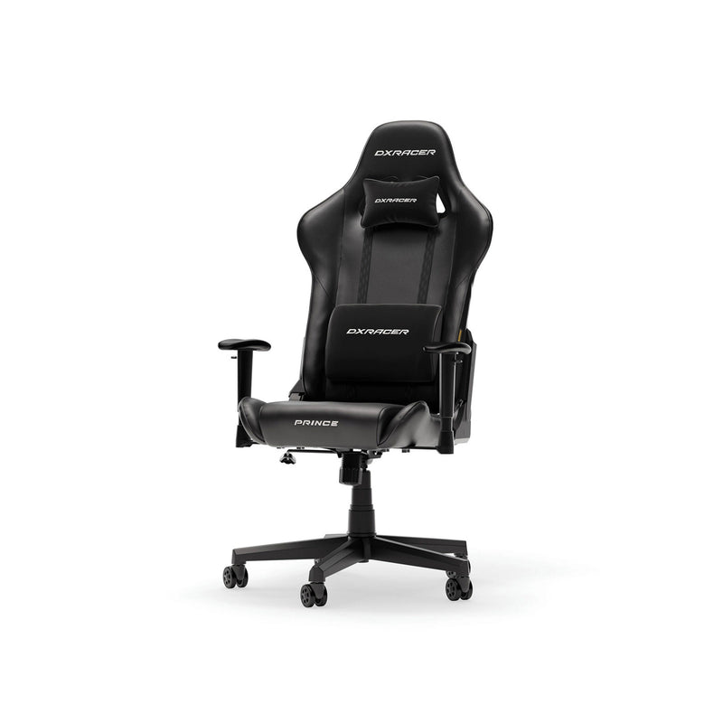 Afbeelding laden in galerijviewer, Dxracer prince l black pvc leather gamestoel (zwart)