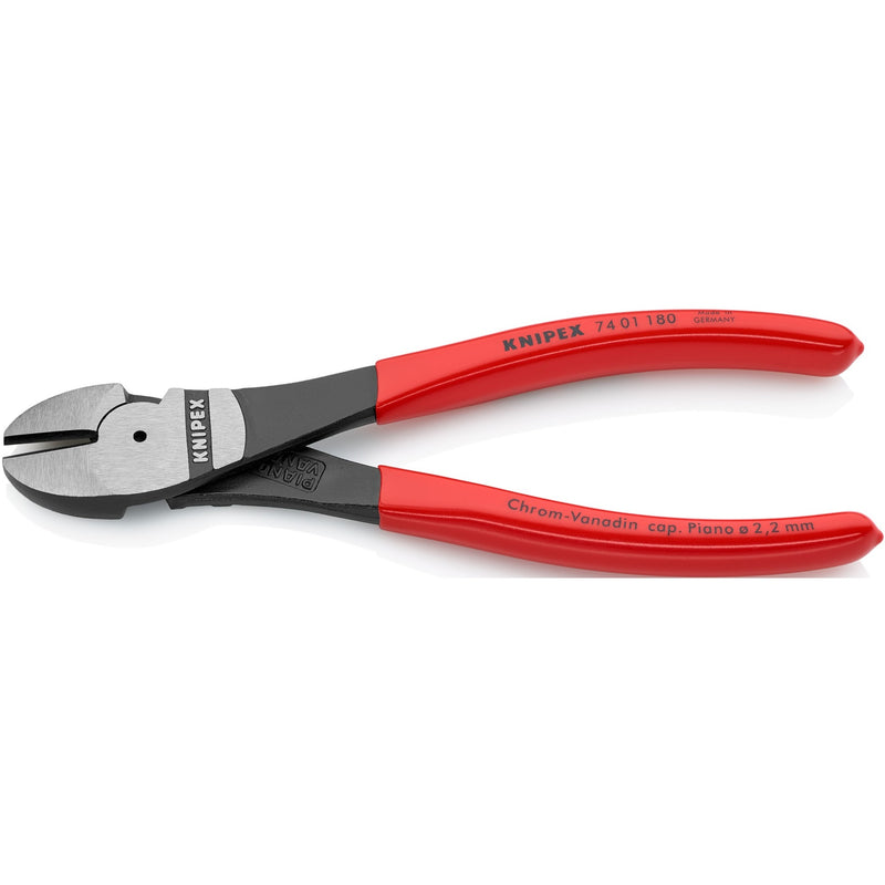 Load image into Gallery viewer, Knipex kracht-zijsnijtang 74 01 180 kniptang (rood)
