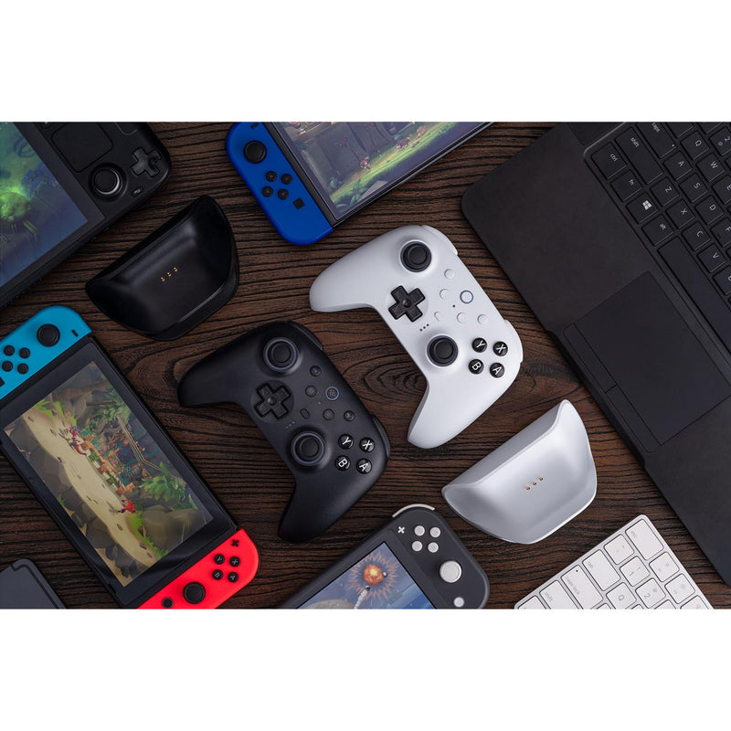Chargez l'image dans la visionneuse de la galerie, 8bitdo ultimate 2 bluetooth controller (wit, pc, switch 2, bluetooth usb-c 2.4 ghz)