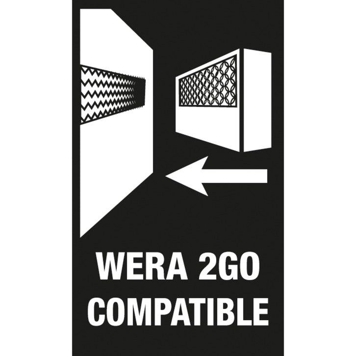 Chargez l'image dans la visionneuse de la galerie, Wera 2go 4 gereedschapsdraagtas (zwart)