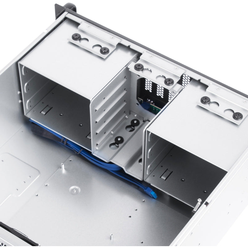 Load image into Gallery viewer, Silverstone rm41-506 rack behuizing (zwart | 2x usb-a 3.2 (5 gbit s))