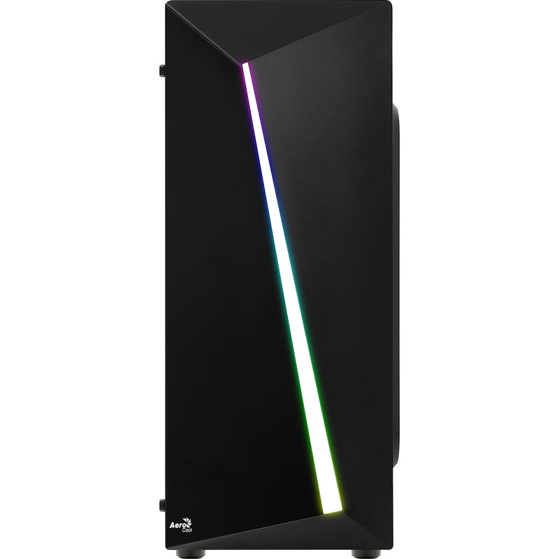 Load image into Gallery viewer, Aerocool shard midi tower behuizing (zwart | 3x usb-a | rgb | window)