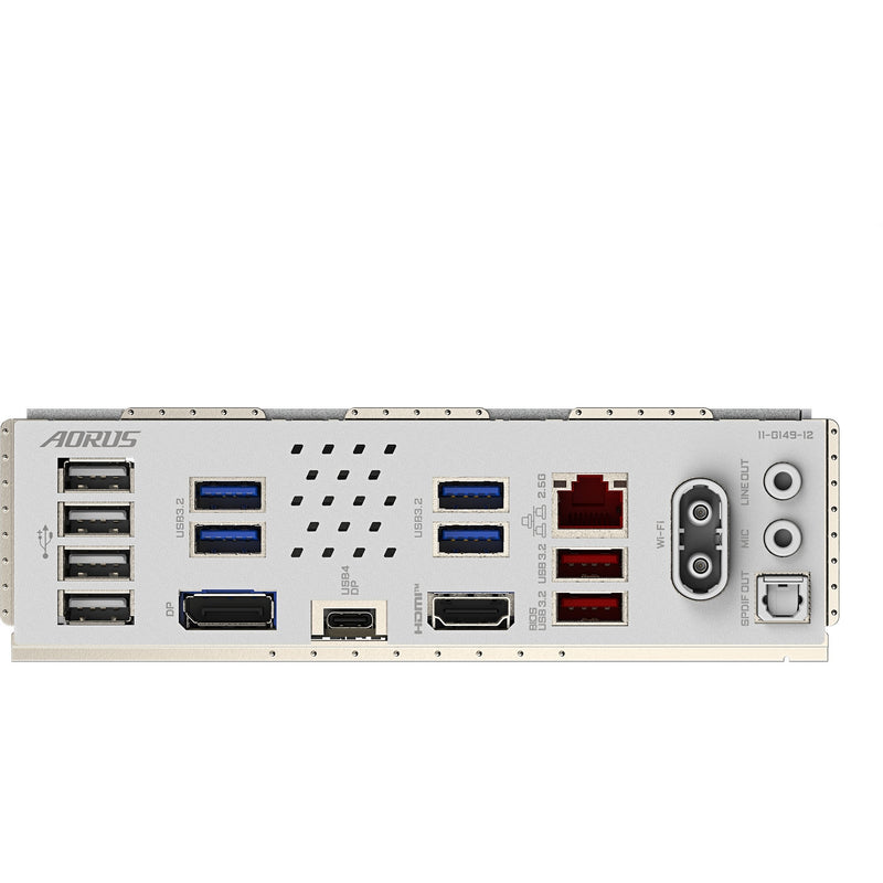 Load image into Gallery viewer, Gigabyte b860m aorus elite wifi6e ice socket 1851 moederbord (zilver wit, raid, 2.5gb-lan, wi-fi 7, bt, sound, µatx)