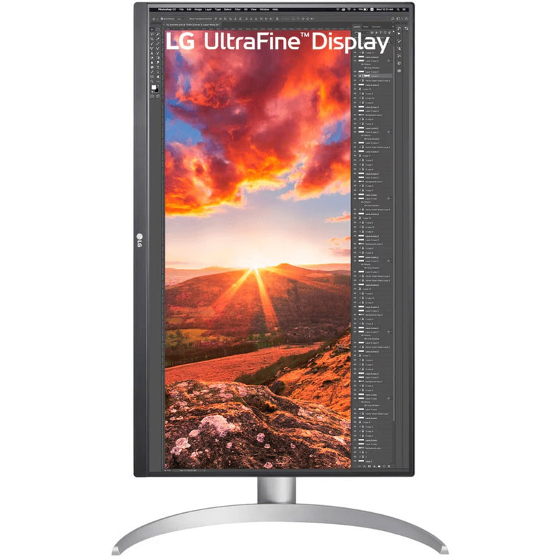 Chargez l'image dans la visionneuse de la galerie, Lg ultrafine 27up850k-w 27 4k uhd monitor (zilver zwart, 2x hdmi, displayport, 2x usb-a, usb-c)