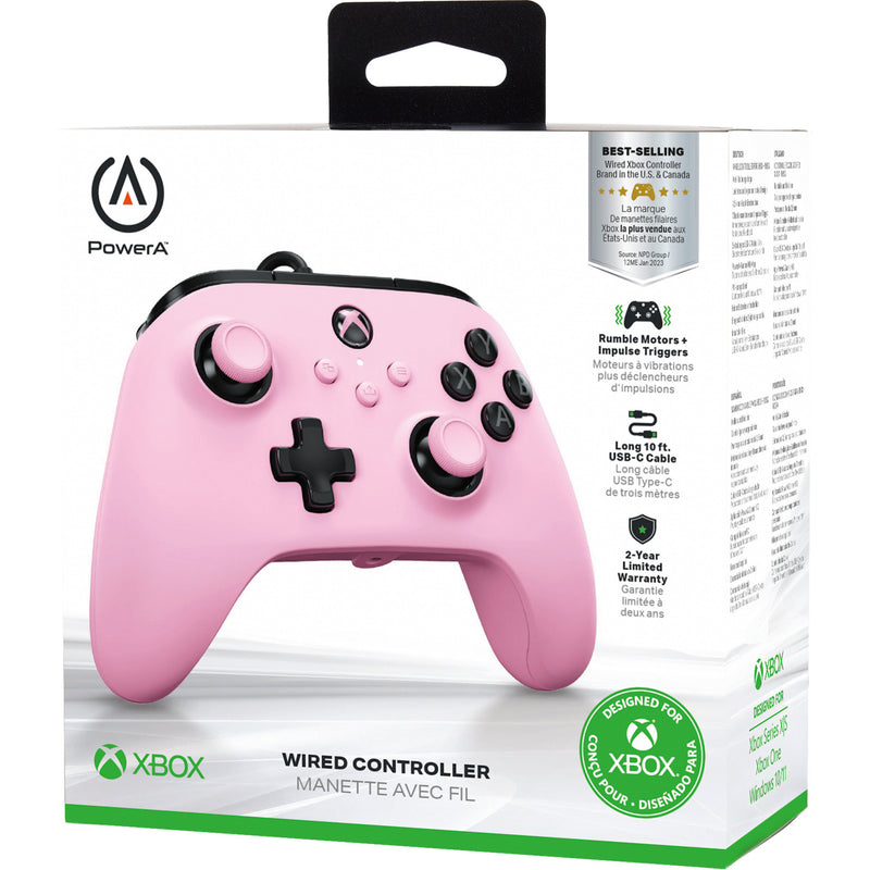 Chargez l'image dans la visionneuse de la galerie, Powera bedrade controller voor xbox series x|s (roze, xbox series x|s, xbox one, pc)