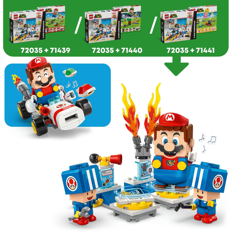 Chargez l'image dans la visionneuse de la galerie, Lego super mario - mario kart - toads garage constructiespeelgoed (72035)