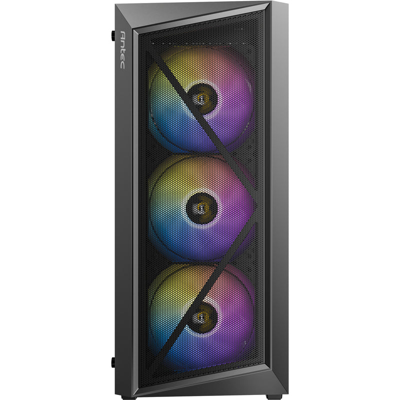 Load image into Gallery viewer, Antec ax67 argb midi tower behuizing (zwart | 3x usb-a | tempered glass)