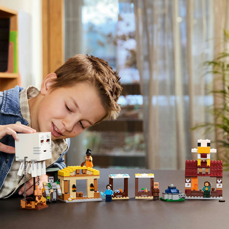 Load image into Gallery viewer, Lego minecraft 21273 de ghast-ballon aanval op het dorp