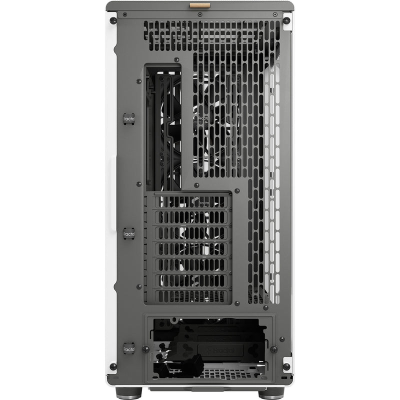 Cargue la imagen en el visor de la galería, Fractal design north xl rc chalk white tg clear midi tower behuizing (wit houtkleur | 2x usb-a | 1x usb-c | tempered glass)