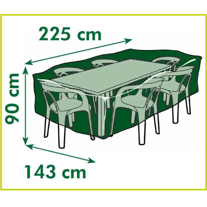 Load image into Gallery viewer, Nature tuinmeubelafdekhoes voor stoelen en tafels afdekking (grijs, 6030602)