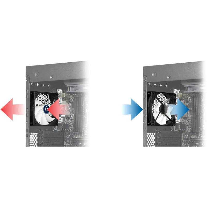 Load image into Gallery viewer, Arctic f12 pwm pst case fan (zwart, 120 x 120 x 25 mm)