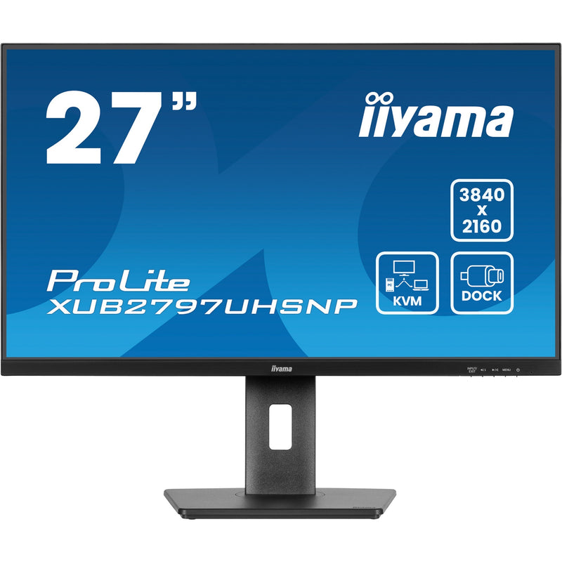 Load image into Gallery viewer, Iiyama prolite xub2797uhsnp-b1 27 4k uhd monitor (zwart, hdmi, displayport, 4x usb-a, usb-c, rj-45)
