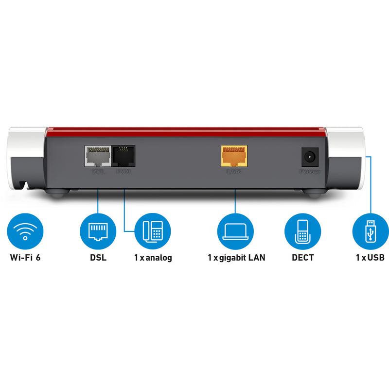 Load image into Gallery viewer, Fritz! box 7510 edition international router (rood)