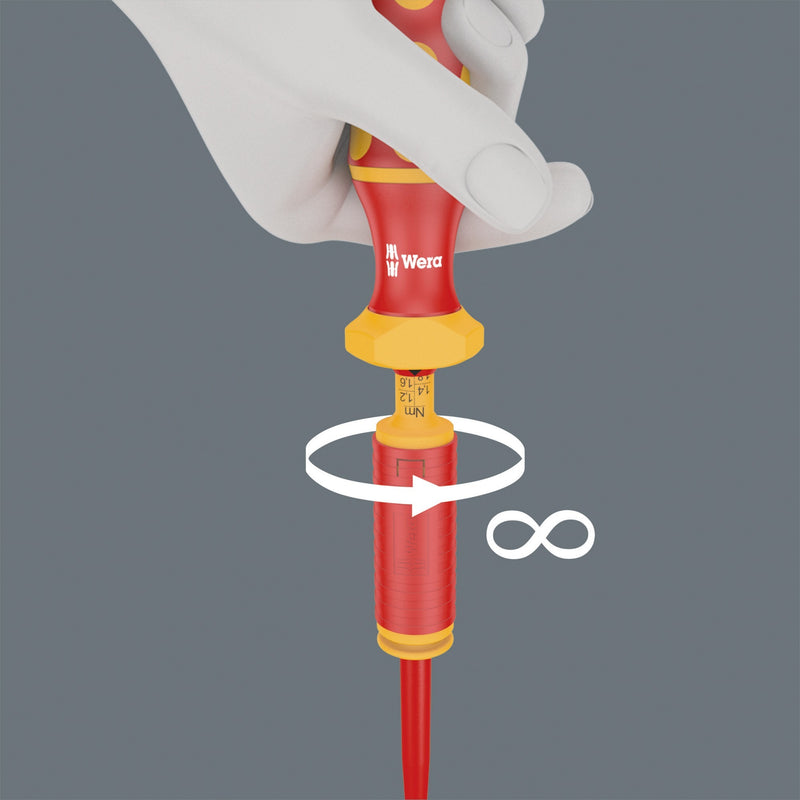 Load image into Gallery viewer, Wera kraftform kompakt vde 16 torque extra slim 1 tool finder schroevendraaier (rood geel, 16‑delig)
