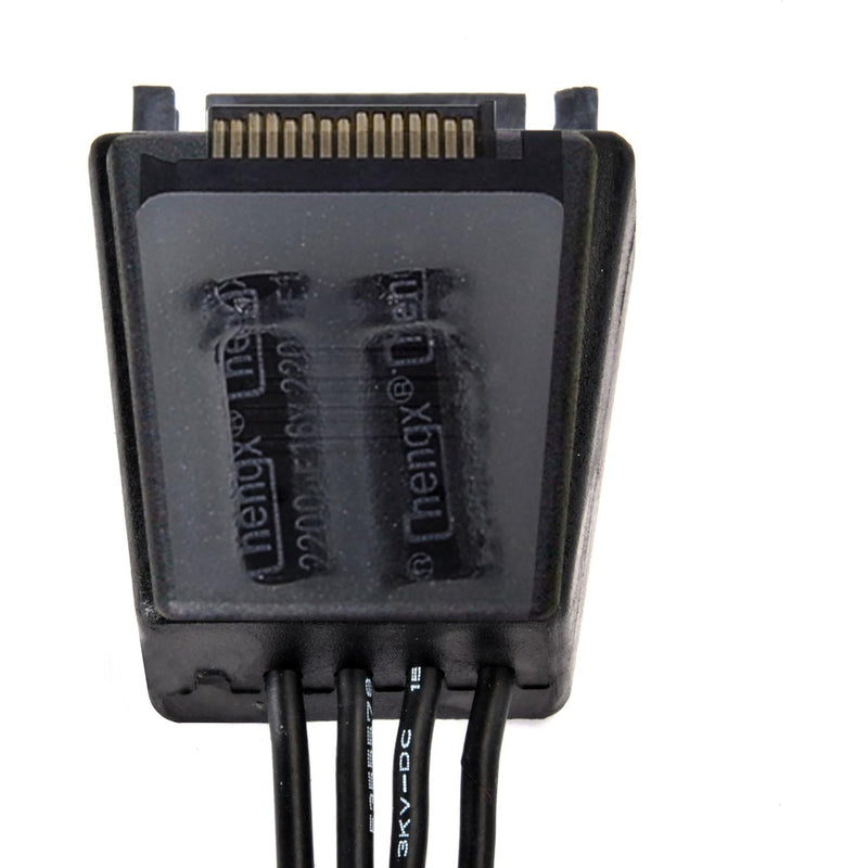 Load image into Gallery viewer, Silverstone sst-cp06-e4, 1x 15-pin-sata > 4x 15-pin-sata kabel