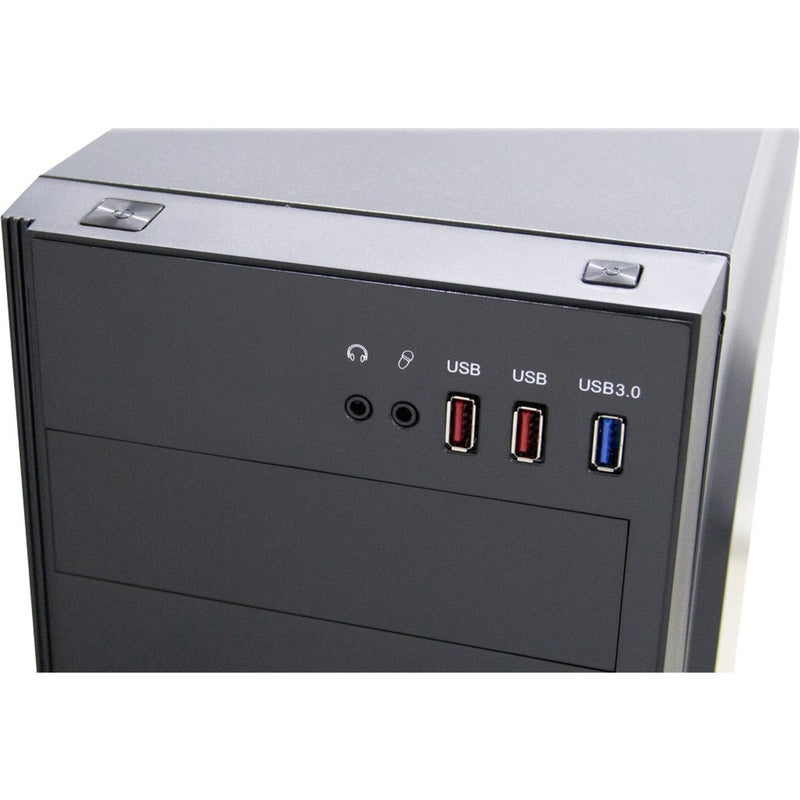 Load image into Gallery viewer, Inter-tech b-42 rgb midi tower behuizing (zwart | 3x usb-a | rgb | window)
