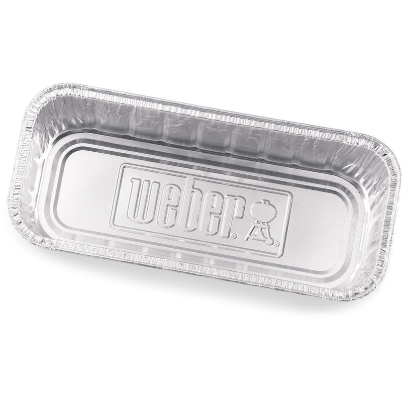 Load image into Gallery viewer, Weber aluminium lekbakjes druipschaal (zilver, 10 stuks)
