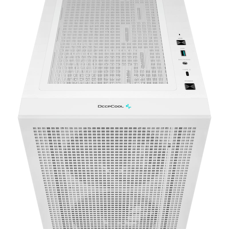 Load image into Gallery viewer, Deepcool ch560 midi tower behuizing (wit | 1x usb-a | 1x usb-c | rgb | tempered glass)