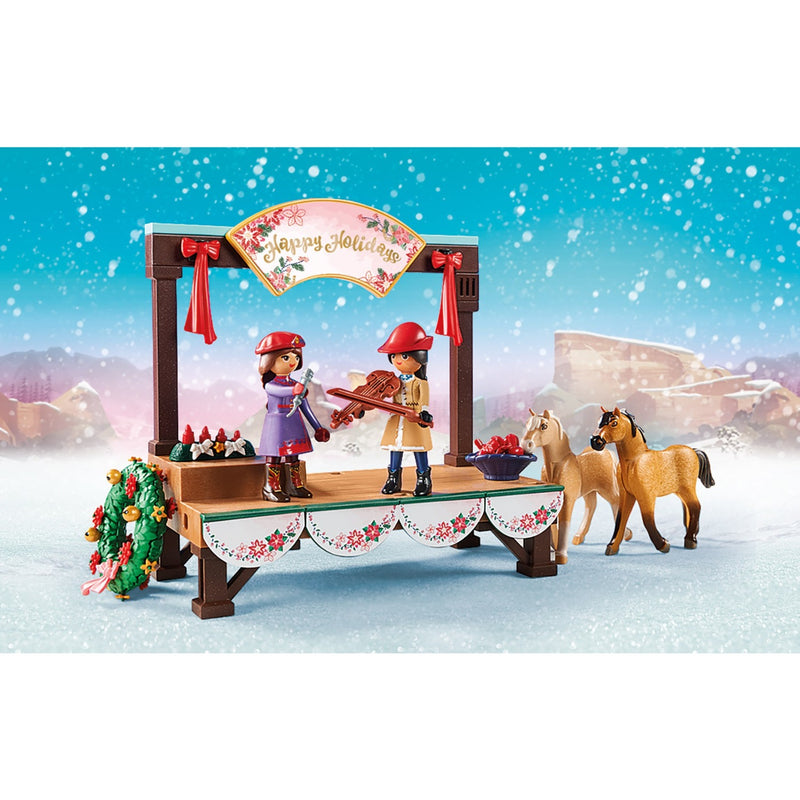 Load image into Gallery viewer, Playmobil spirit - kerstmis concert constructiespeelgoed (70396)