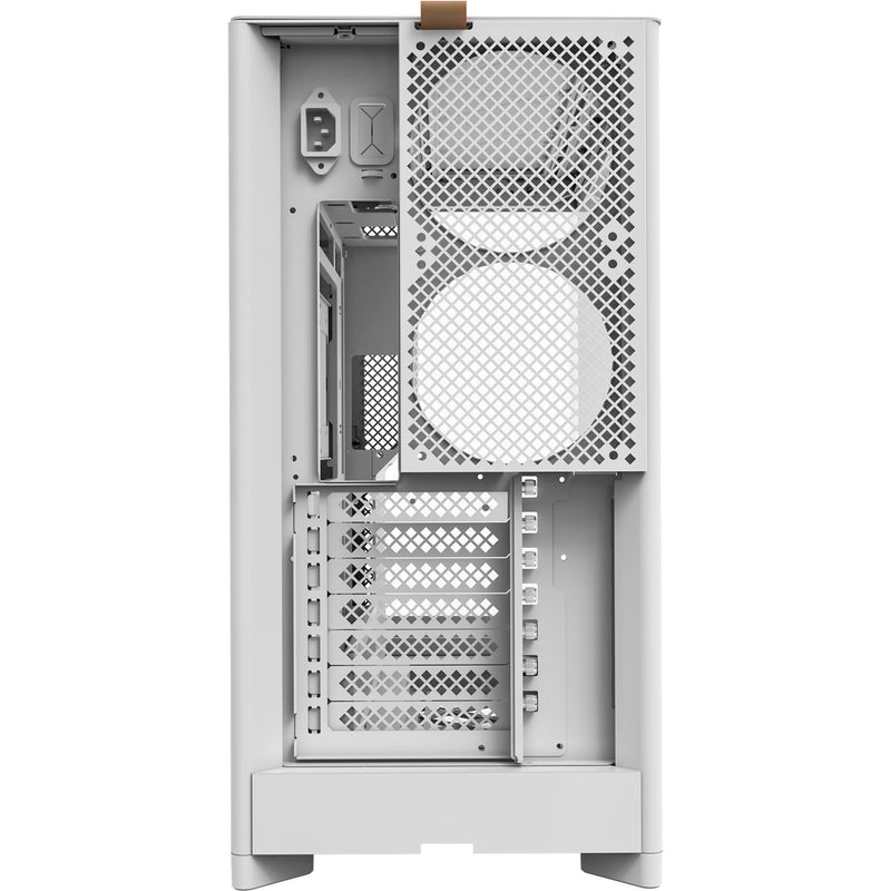 Load image into Gallery viewer, Montech hs02 midi tower behuizing (wit | 2x usb-a | 1x usb-c | rgb | tempered glass)
