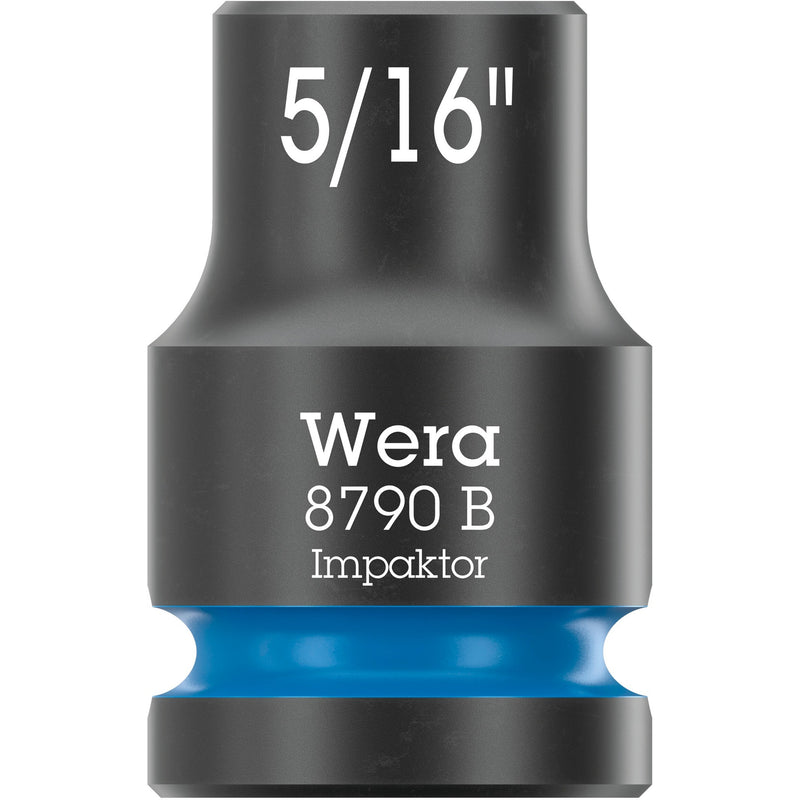 Afbeelding laden in galerijviewer, Wera 9608 dop-magneetstrip b impaktor imperial 1 dopsleutel (zwart groen, 9‑delig)