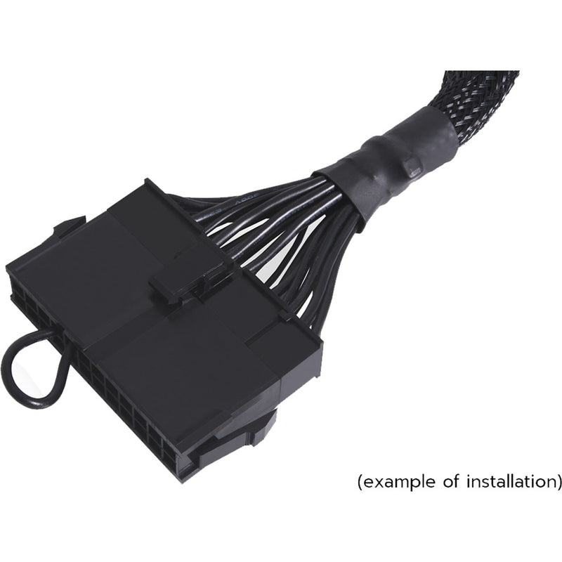 Load image into Gallery viewer, Alphacool core atx 24-pin stekker (zwart)