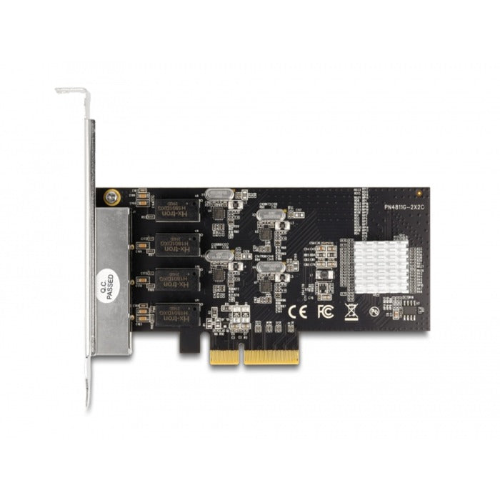 Load image into Gallery viewer, Delock pci express x4 card 4 x rj45 gigabit lan netwerkadapter