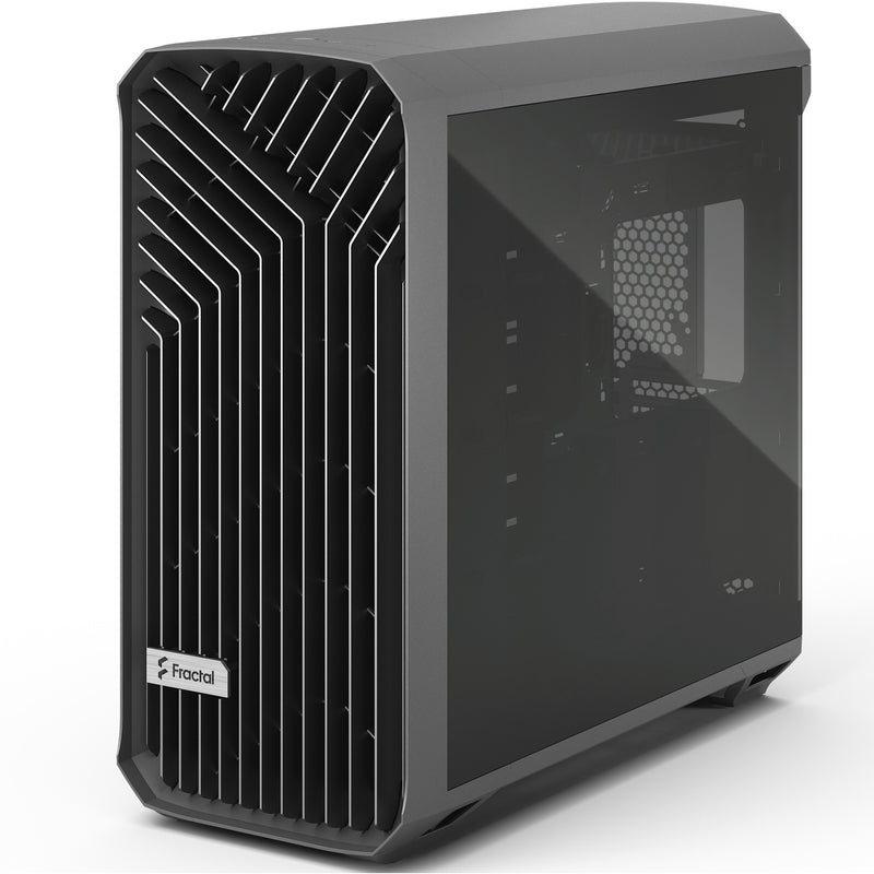 Load image into Gallery viewer, Fractal design torrent gray tg light tint midi tower behuizing (grijs | 2x usb-a | 1x usb-c | tempered glass)
