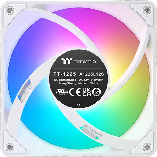 Load image into Gallery viewer, Thermaltake ct120 ex argb sync pc cooling fan snow (3-fan pack) case fans (wit, 3 stuks, 120 x 120 x 25 mm, pwm)