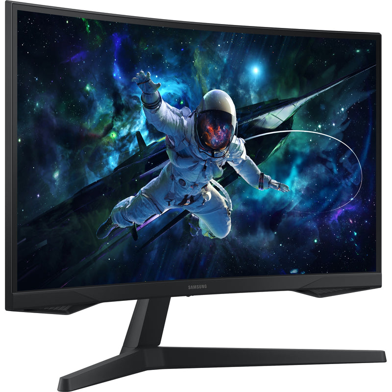 Load image into Gallery viewer, Samsung odyssey g5 g55c 27 curved gaming monitor (zwart, hdmi, displayport, 165 hz)