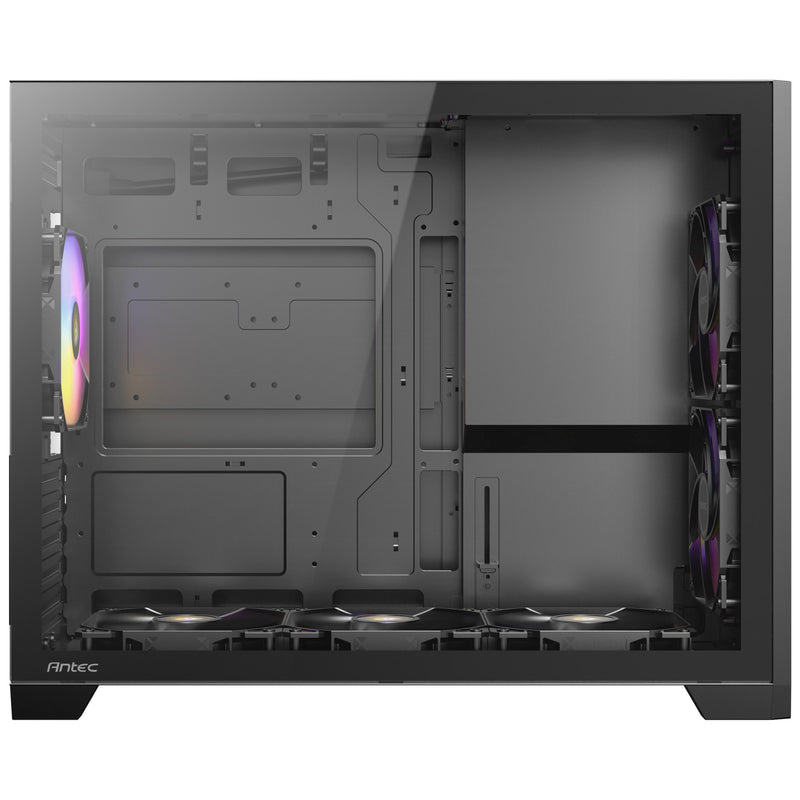 ギャラリービューアに画像をロードする, Antec flux m mini tower behuizing (zwart | 1x usb-a | 1x usb-c | tempered glass)