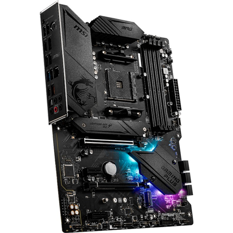 Load image into Gallery viewer, Msi mpg b550 gaming plus socket am4 moederbord (zwart, raid, gb-lan, sound, atx)