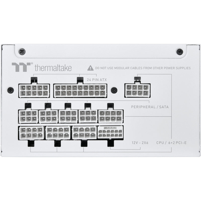 Load image into Gallery viewer, Thermaltake toughpower gt snow modulaire 1000 watt voeding (wit, 5x pcie)