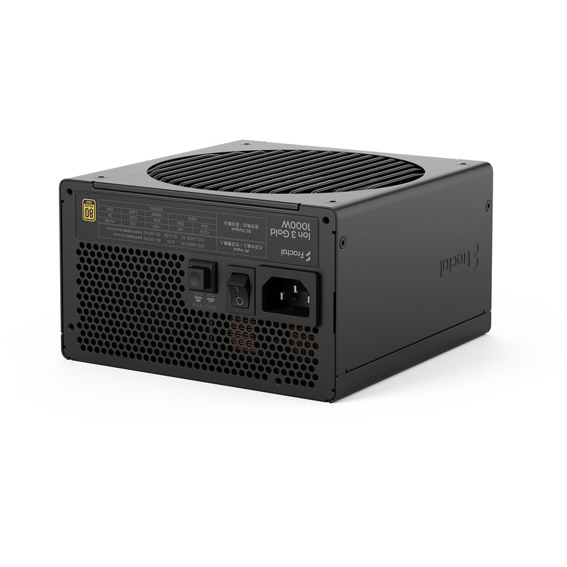 Cargue la imagen en el visor de la galería, Fractal design ion gold 3 modulaire 1000 watt voeding (zwart, 1x 12v-2x6, 3x pcie)