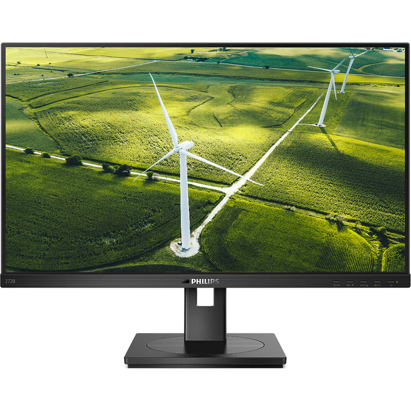 Load image into Gallery viewer, Philips 272b1g 27 monitor (zwart, 75 hz, vga, dvi-d, displayport, hdmi, usb, audio)