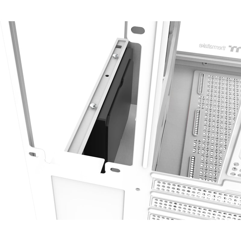 Load image into Gallery viewer, Thermaltake view 380 ws argb snow midi tower behuizing (wit houtkleur | 2x usb-a | 1x usb-c | rgb | tempered glass)