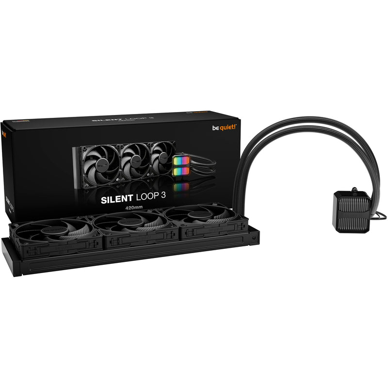 Afbeelding laden in galerijviewer, Be quiet! silent loop 3 420 waterkoeling (zwart, 4-pin pwm)