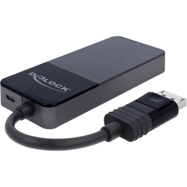 Load image into Gallery viewer, Delock displayport 1.4 in > 3x displayport out displayport splitter (zwart, 0,12 meter)