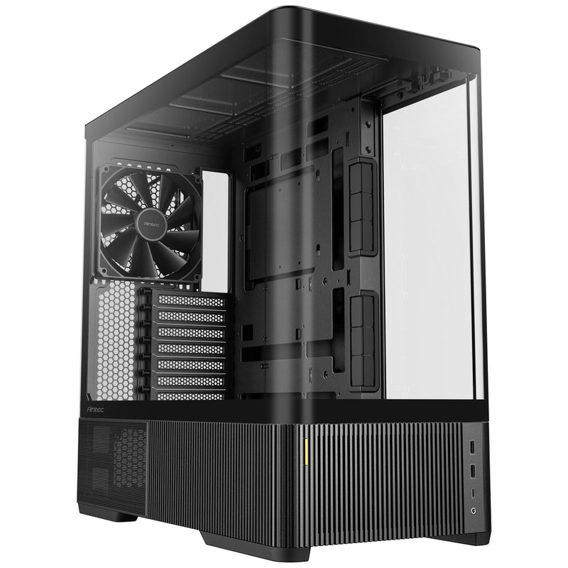 Afbeelding laden in galerijviewer, Antec c6 curve air midi tower behuizing (zwart | 2x usb-a | 1x usb-c | tempered glass)