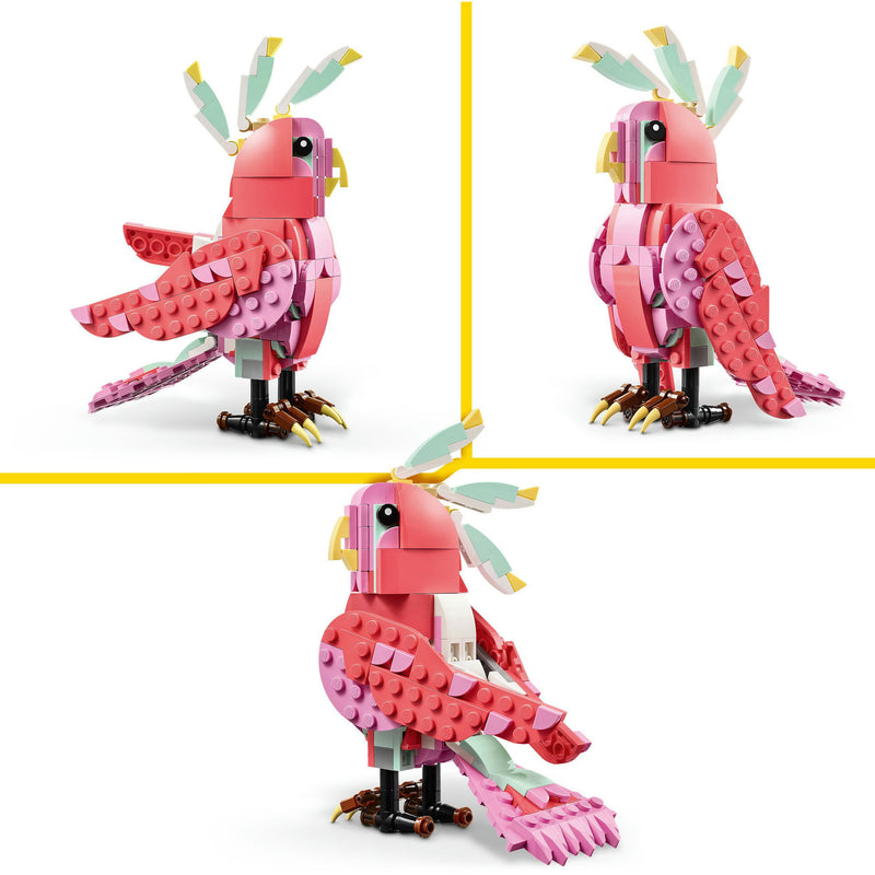 Afbeelding laden in galerijviewer, Lego ® creator 3in1 wilde dieren: roze flamingo set - 31170