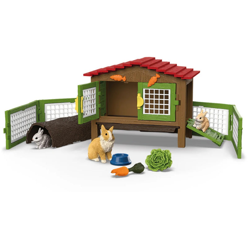 Load image into Gallery viewer, Schleich farm world - konijnenhok speelfiguur (42728)