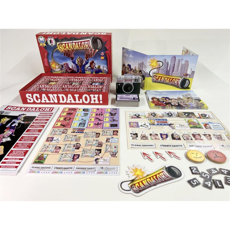 ギャラリービューアに画像をロードする, European player network scandaloh! bordspel (engels, 1 - 6 spelers, 15 minuten, vanaf 12 jaar)