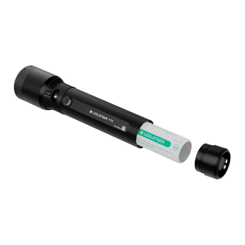 Load image into Gallery viewer, Ledlenser p7r zaklamp (zwart, 2000 lm, 6000-7500k)