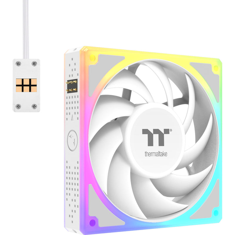 Load image into Gallery viewer, Thermaltake magcurve 360 ultra argb sync aio liquid cooler - snow edition waterkoeling (wit)