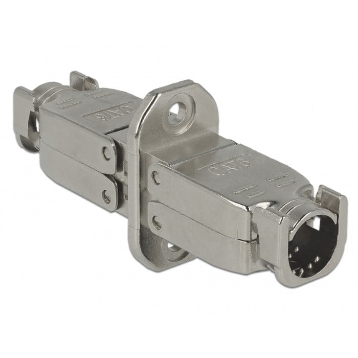 Load image into Gallery viewer, Delock koppeling voor netwerkkabel cat.6a stp (zilver)
