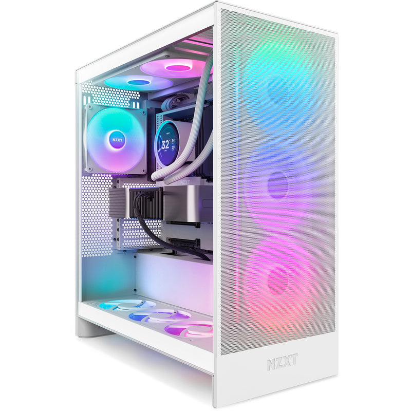 Load image into Gallery viewer, Nzxt f420 rgb core case fans (wit, 3 stuks, 420 x 140 x 26 mm)